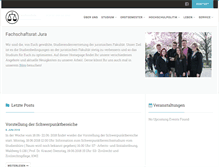 Tablet Screenshot of fachschaft-jura.eu